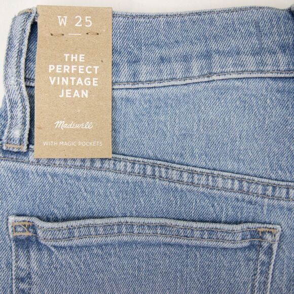 NEW Madewell The Perfect Vintage High Waist‎ Jeans in Marian Wash, size 25 - Picture 14 of 16